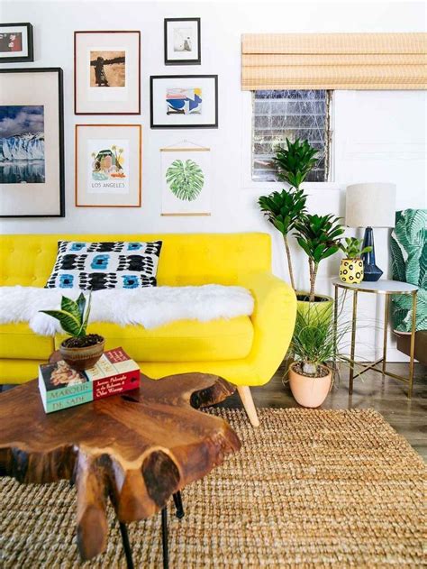 75 Beautiful Yellow Sofa For Living Room Decor Ideas