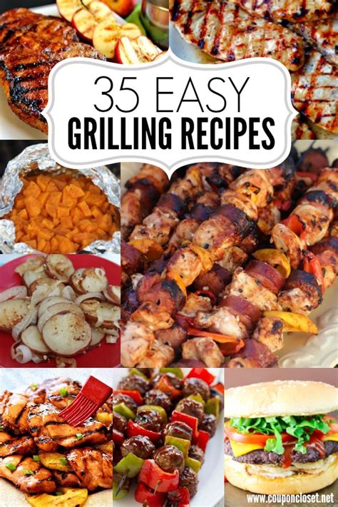 Easy Grill Recipes 35 Easy Recipes For The Grill Quick And Delicious