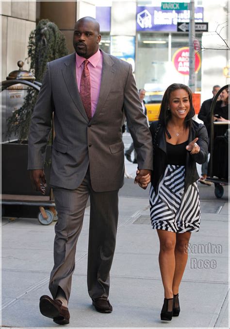 Unpredictableengees Blog Shaquile Oneal And Girlfriend Nicole Spotted In Nyc