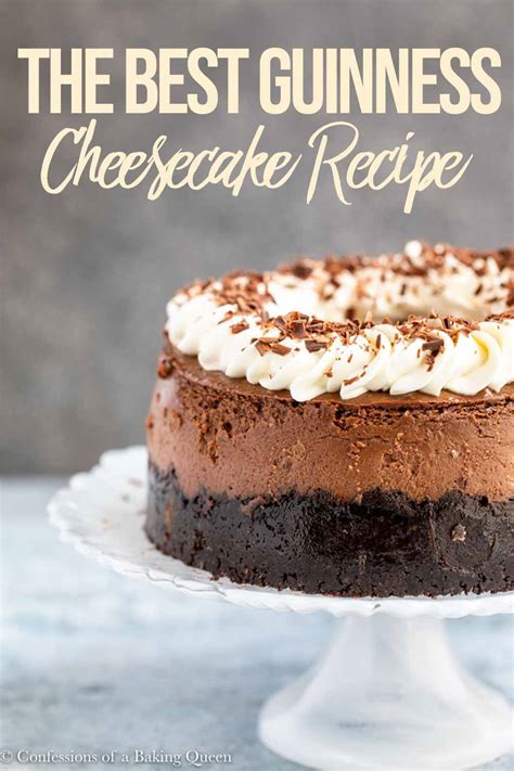 Guinness Cheesecake The Best Easy Recipe Confessions Of A Baking Queen