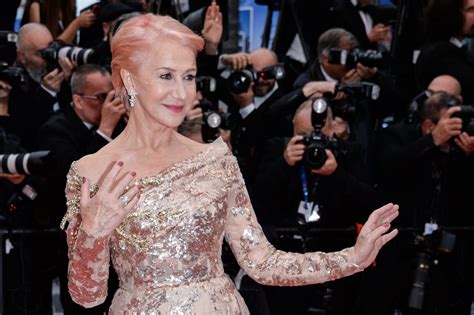 Helen Mirren Pink Hair At Cannes Film Festival Popsugar Beauty Photo 15