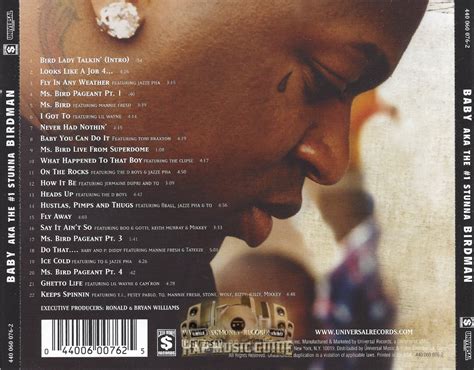 Baby aka The #1 Stunna - Birdman: CDs | Rap Music Guide