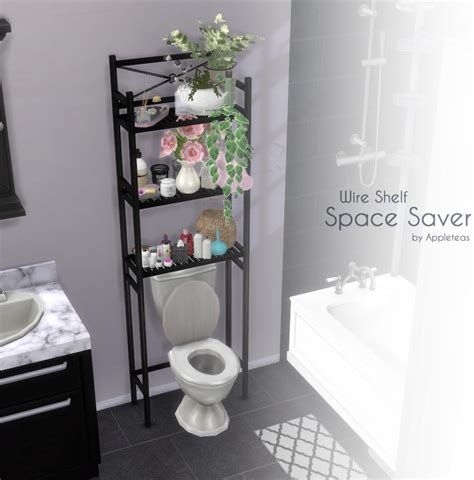 Mod The Sims Wire Shelf Space Saver Sims 4 Bedroom Sims 4 Cc