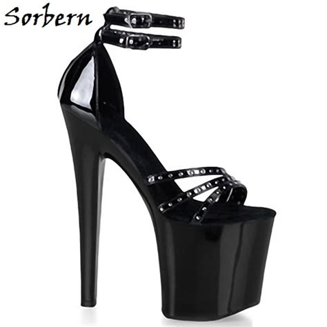 Sorbern Designer Brand Women Sandals Elegant High Heels Summer Shoes For Ladies Platform Fashion