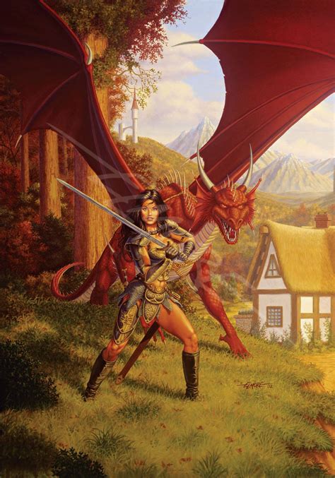 Larry Elmore · Dangerous Companion Fantasy Illustration Dungeons And
