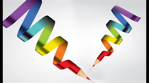 Illustrator Tutorial Graphic Design 3d Logo Pencil Youtube