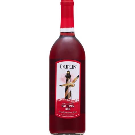 Duplin Sweet Muscadine Wine Hatteras Red North Carolina 750 Ml