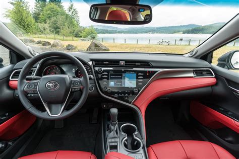 Toyota Camry Xse V Red Interior