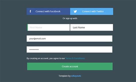 remarkable html css login form templates