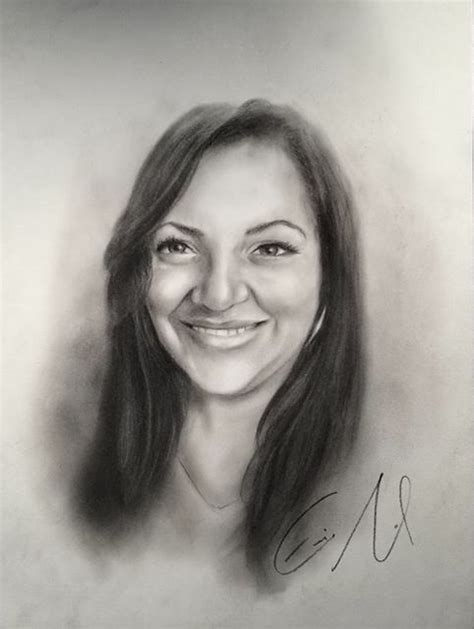 Charcoal Portrait Commission 9 X 12 Charcoal Portraits