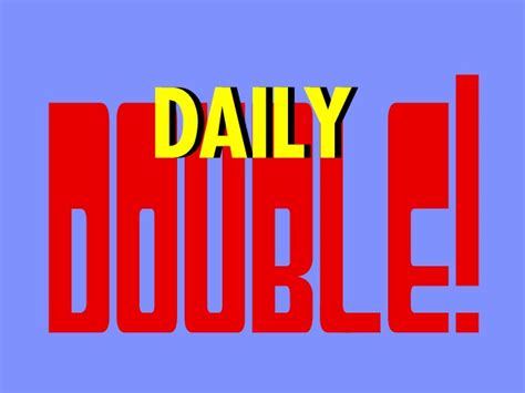 Image Jeopardy Season 1 And Season 2 Daily Double Logo Game