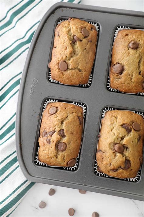 Chocolate Chip Banana Bread Mini Loaves Pretty Providence