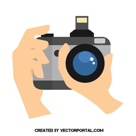 Taking A Shot With A Camera Vector Illustration Animation Camera