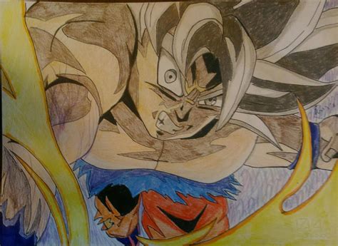Drawing Goku Ultra Instinct Mastered Max Installer