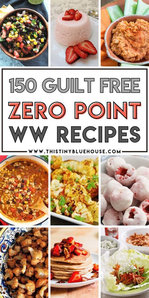 150 Deliciously Easy Zero Point Weight Watchers Meals This Tiny Blue House