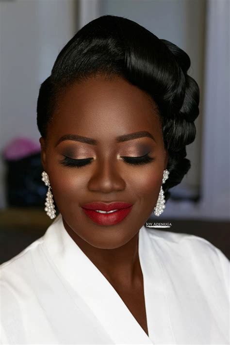 13 Makeup Looks To Inspire The Bride To Be Black Bridal Makeup Dark