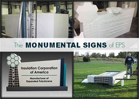 The Monumental Signs Of Expanded Polystyrene Eps Eps Monument Signs