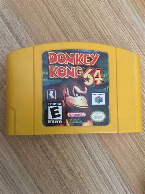 Game: Donkey Kong 64 Console: N64 ESRB Rating: E | Donkey kong, Donkey kong 64, Video games nintendo