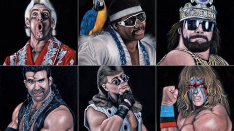 Some Genius Painted 35 Black Velvet Portraits Of Pro Wrestlers Pro