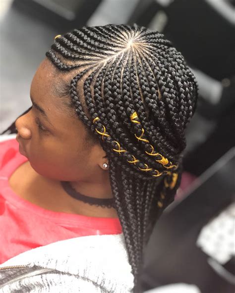 Latest Weave Styles 2018 4 Scalp Braids With Weave Hot Hair Styles Braided Hairstyles