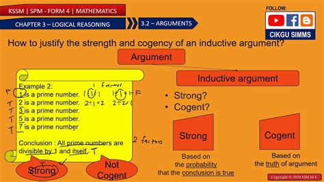 2 + 3 = 5 3 2= 6andorfalsetruecompound statementstatement i : Mathematics Form 4 Chapter 3 Part 10 How to Justify ...