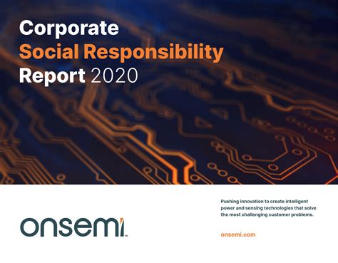 Csrwire Onsemi Releases Annual Corporate Social Responsibility Csr