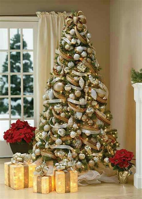20 Luxury Gold Christmas Trees Decor For Sparkling