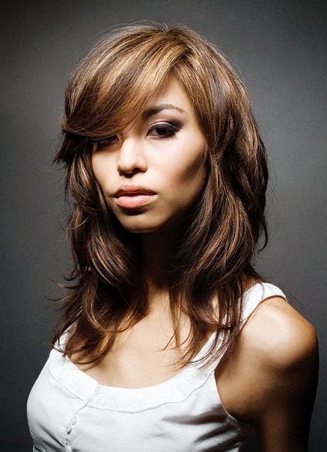 Classic styling for long hair. Best haircuts for long thick hair