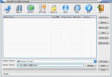 Allok Mp3 To Amr Converter Convertir Vos Fichiers Mp3 En Format Amr