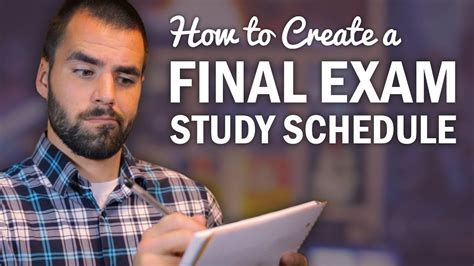 How To Make A Final Exam Study Schedule College Info Geek Youtube