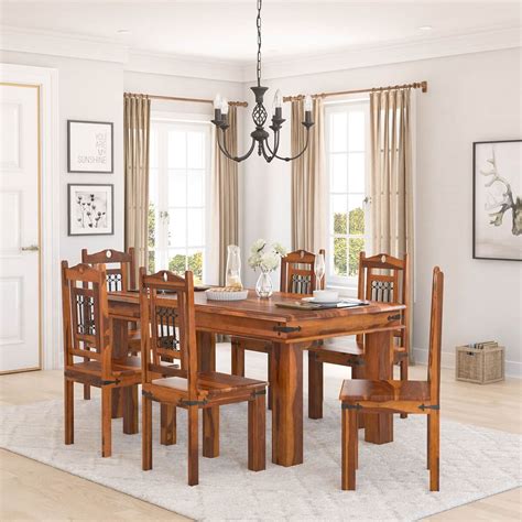 Transitional kitchen & dining room tables : Philadelphia Classic 7pc Transitional Dining Room Table ...