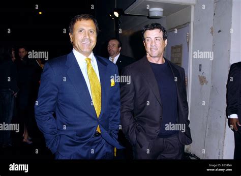 Frank Stallone And His Brother Actor Sylvester Stallone At The Launch