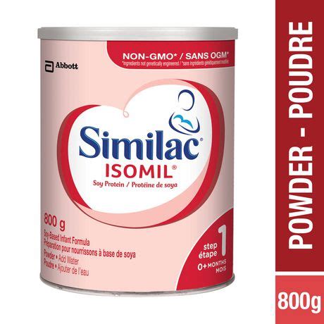 This formula contains lactose and is rich in iron. Similac Isomil Step 1 Baby Formula Powder, Lactose-Free ...