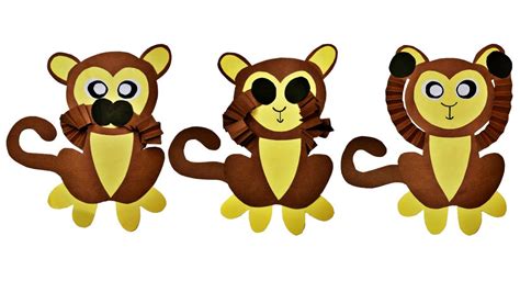 Gandhi Jayanti Craft | Gandhi's Three Monkeys Craft |Easy Gandhi Jayanti Craft for Kids | - YouTube
