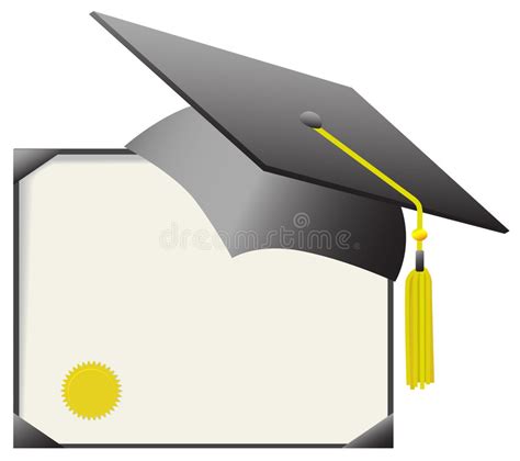 Diploma En Blanco De La Graduación Stock De Ilustración Ilustración