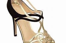 evening heel sandals gold herly ivanka trump shoes