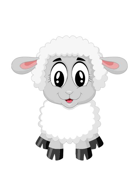 Colorful Sheep Cliparts Cute Sheep SVG Cute Sheep PNG Embellishments