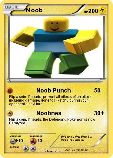 Pokémon Noob 1119 1119 Noob Punch My Pokemon Card