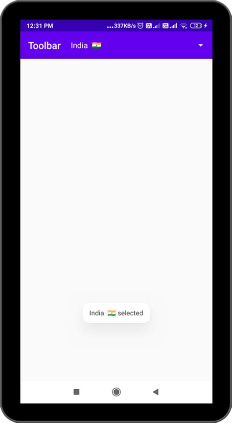 Tutorialsbuzz Android Adding Spinner To Actionbar