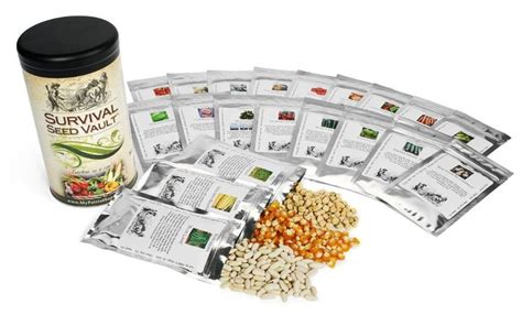 Survival Seed Vault Non Gmo Hardy Heirloom Seeds For Long