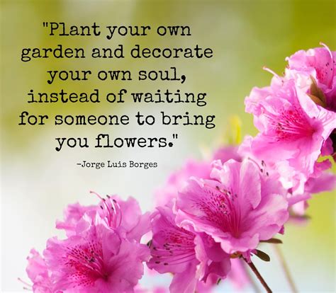 Plant Your Own Garden And Decorate Your Own Soul Poem Gardenzf