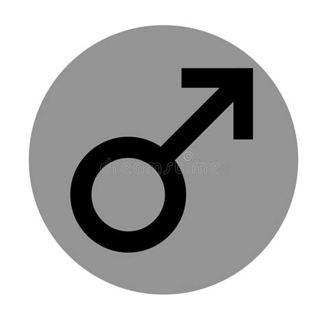Símbolo Negro Del Sexo Símbolo Del Hombre Y De La Mujer Del Género
