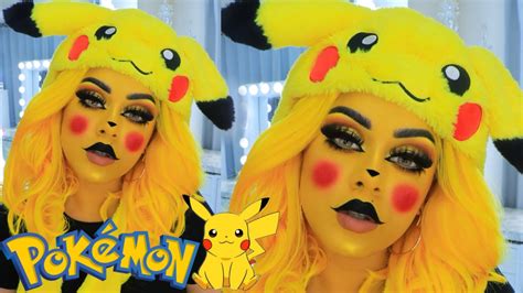 Halloween Makeup Pikachu Woman FÁcil Y RÁpido Youtube