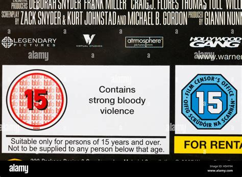 15 Rating On Hd Dvd Case Contains Strong Bloody Violence Suitable