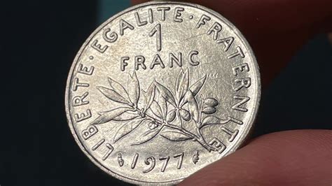 1977 France 1 Franc Coin • Values Information Mintage History And