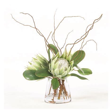 Protea (/ ˈproʊtiːə /) is a genus of south african flowering plants, also called sugarbushes (afrikaans: Giant Proteas in Water-$334.00 | Peach Tree Designs