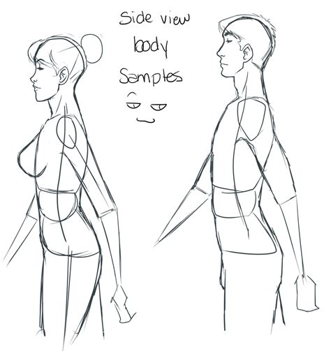 Tutorial Side View Body By Val S San On Deviantart Drawing People
