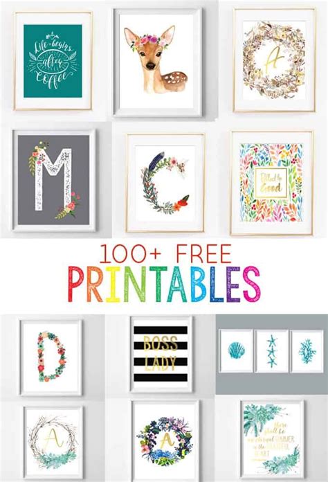 The Top Ten Free Printables For Childrens Room Wall Art And Crafts