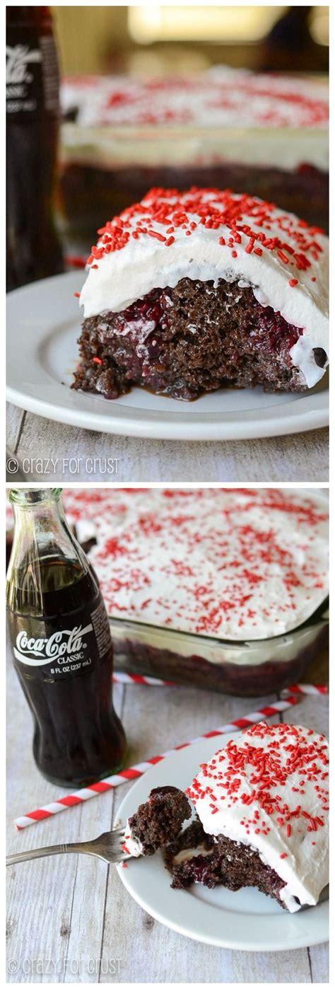 5 ways to transform a failed cake. Cherry Coke Poke Cake | Breakfast dessert, Homemade cakes ...
