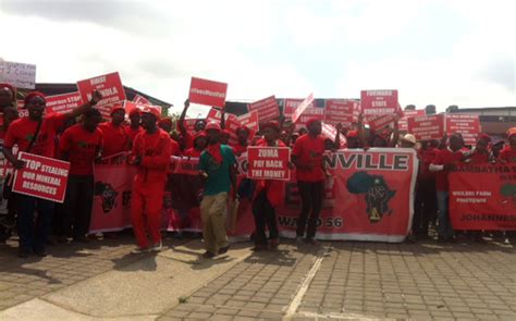 Morning sunshine will give way to isolated thunderstorms this afternoon. EFF vows today's march will be peaceful